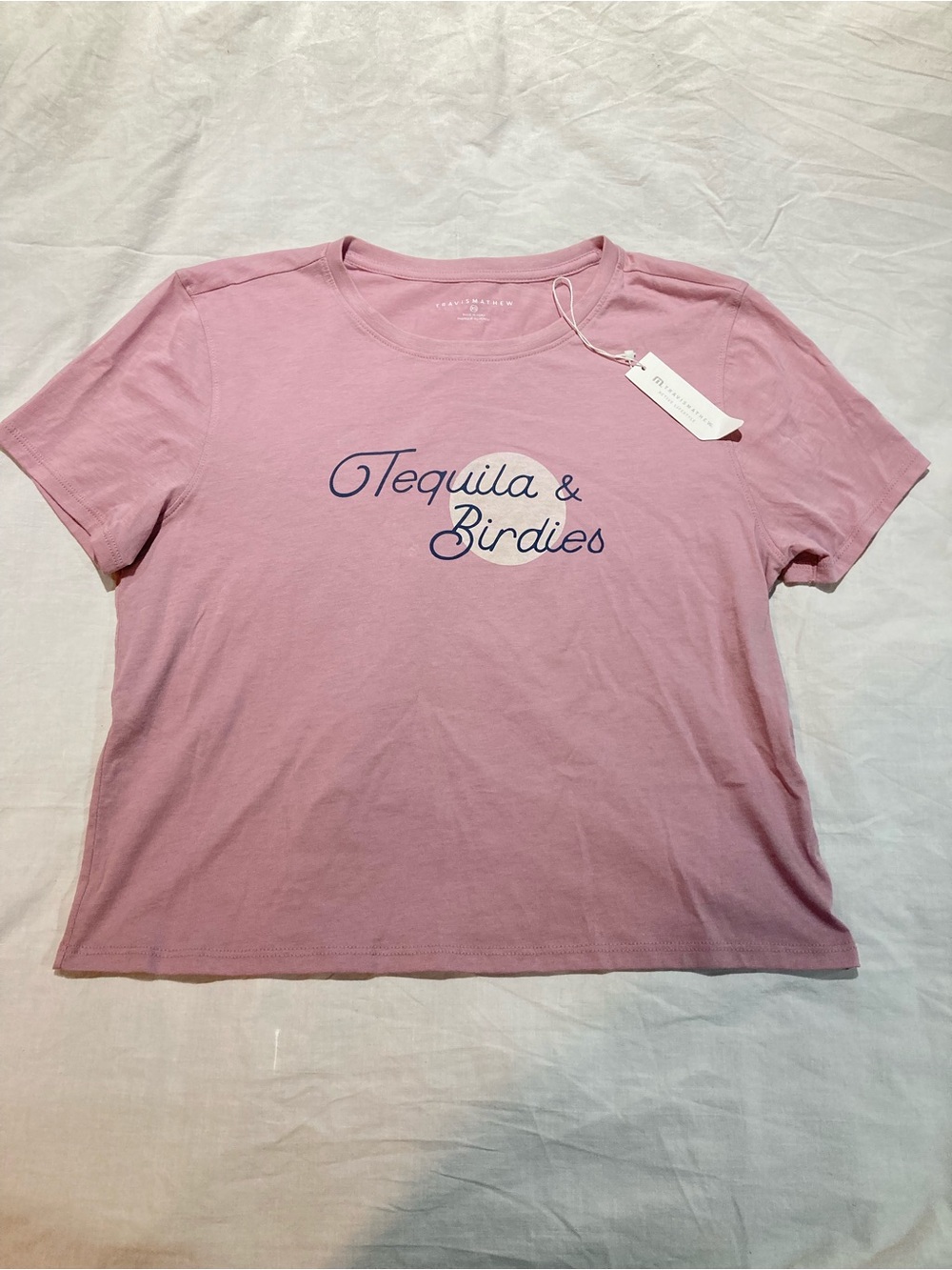 Travis Mathew “Tequila & Birdies” T-shirt, Women’s size XS, NWT!